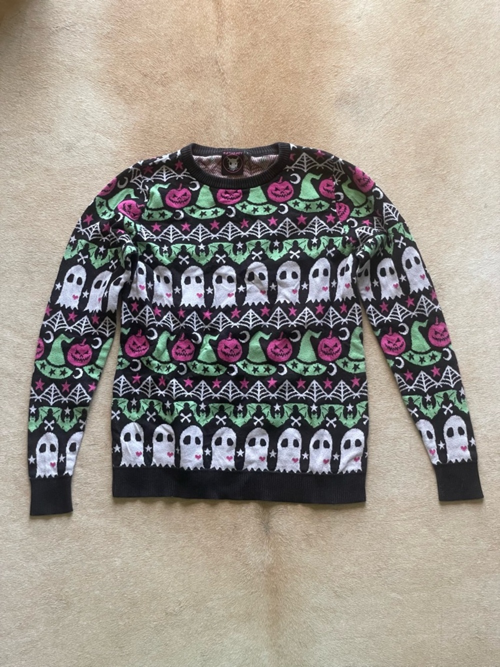 Ugly Halloween Ghost Sweater